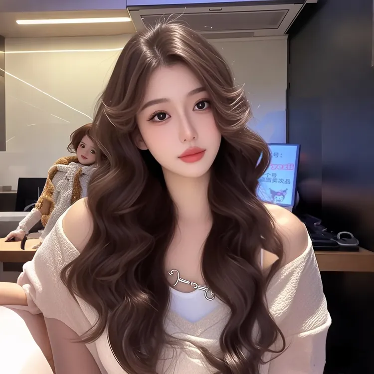 【不用带发网的假发】八字款升级手织头顶混真发大面积隐形假发片