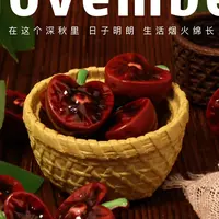 预售【开芯定制-迷你半颗车厘子】高品仿真食玩 食玩diy配件