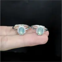 【老三珠宝】翡翠蛋面戒指J38【多样性发其一】约7-6-3mm