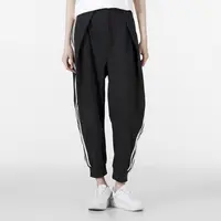 Adidas阿迪达斯春秋女子宽松运动长裤三条杠梭织裤HF2504 R HX