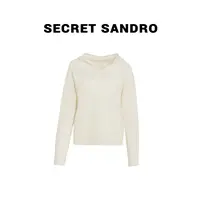 【100绵羊毛帽衫】Secret Sandro 楚楚毛衣 M65213237N