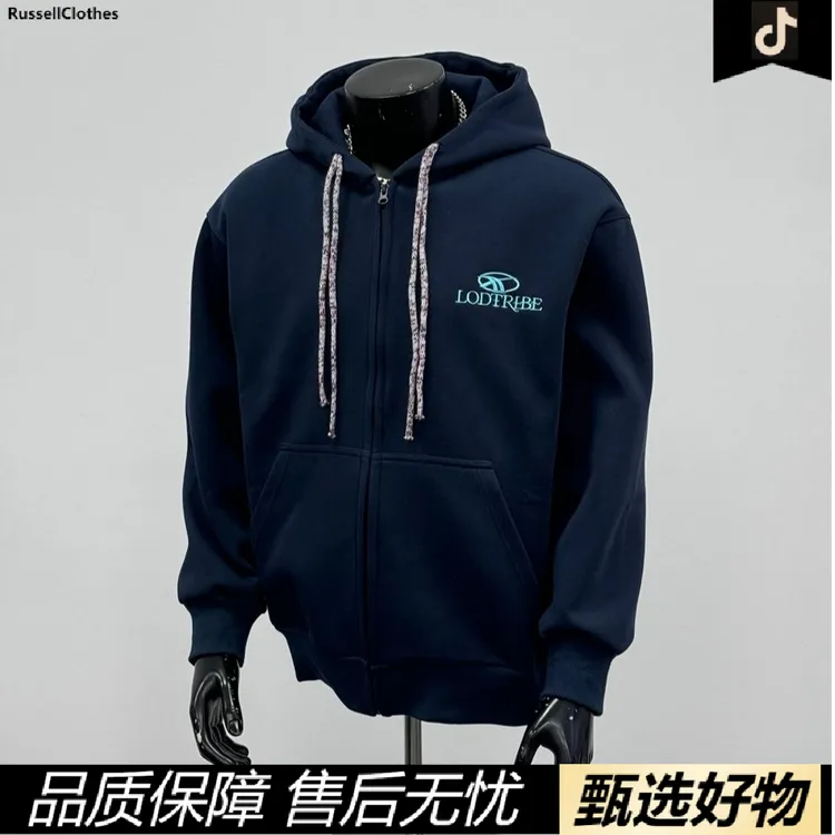 美式设计感杜宾狗耳朵连帽卫衣宽松休闲时尚连帽春秋上衣WY68#
