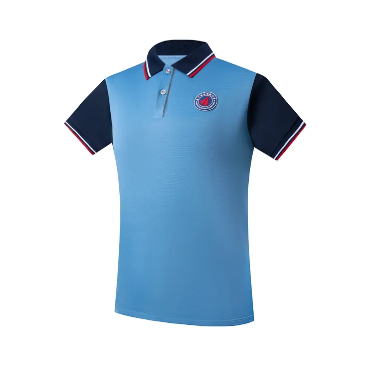 【海沧实验中学】运时通厦门校服学院风外套中学生短袖海沧校服蓝色