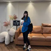 H12 韩系宽松慵懒轻薄松弛感T恤上衣 EH1203