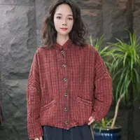 JJ秋冬长袖男女通用立领常规短外套休闲短款棉衣文艺