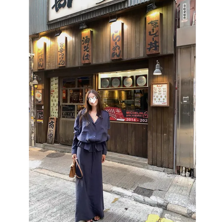 法式重工休闲复古气质高级感时尚外套+开叉半裙两件套装