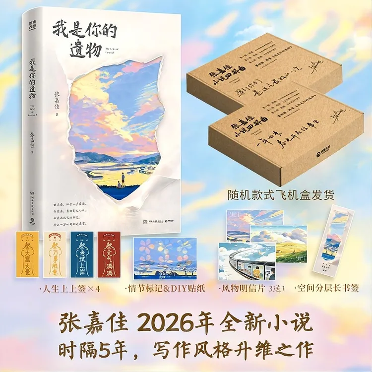 我是你的遗物张嘉佳新书籍2026小说从你的全世界路过文学青春畅销