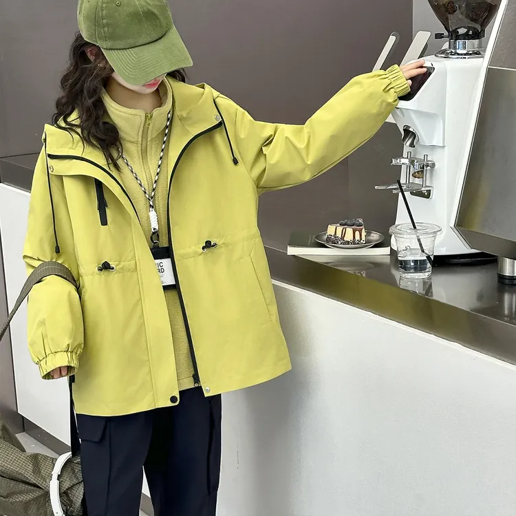 女童冲锋衣三合一春秋韩版10-15岁大童儿童洋气秋冬加厚两件套潮