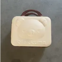 纯色简约卡通便携式小熊化妆包随机颜色