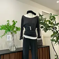 【简氧韩系】韩系简约风挂脖假两件百搭通勤减龄上衣-790