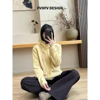 FVOFV【热能外套-戴帽款】百搭保暖亲肤戴帽拉链外套J0017-1