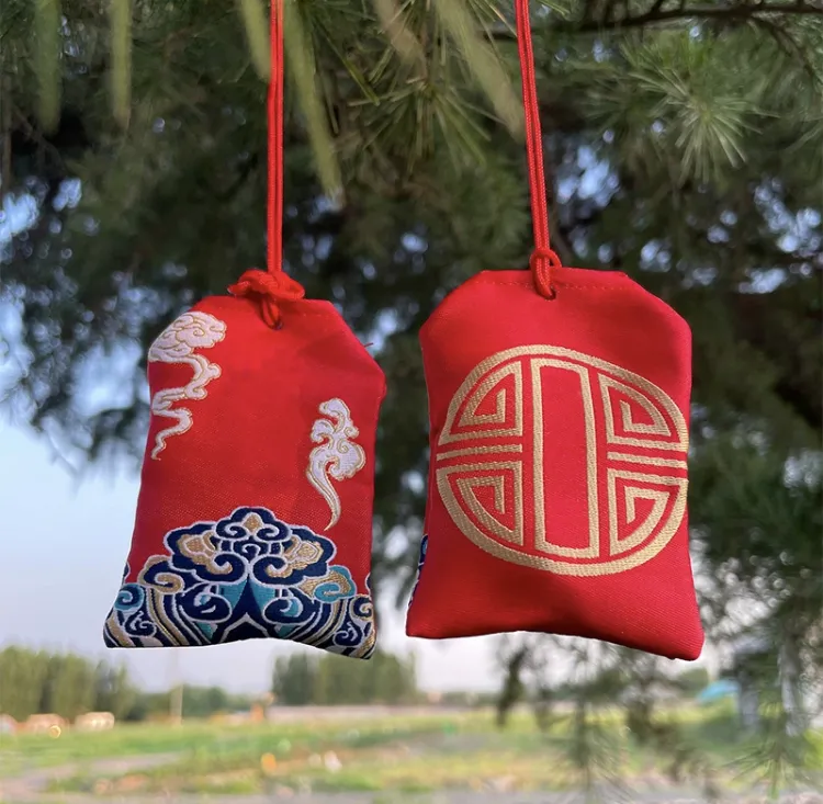 观音赐福手工随身香囊