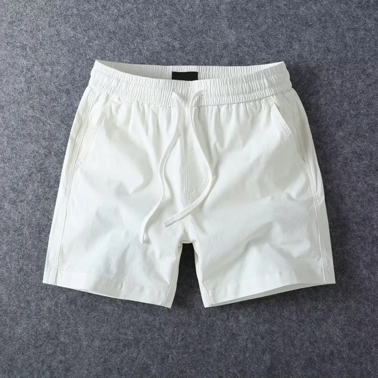 2025新款夏季男士男款纯棉四分短裤休闲宽松潮流弹力高级男裤子