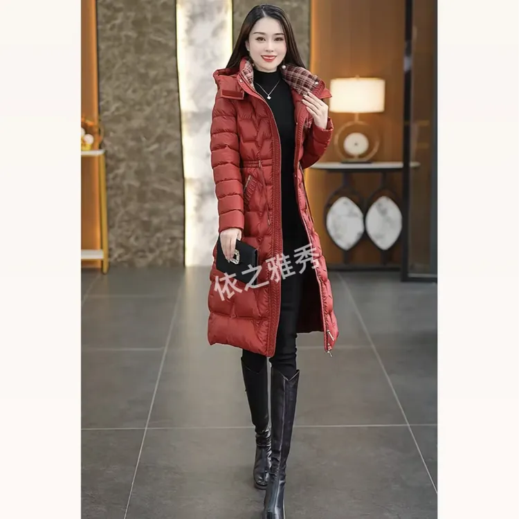 冬季新款时尚气质修身显瘦加厚保暖女士棉服外套8835