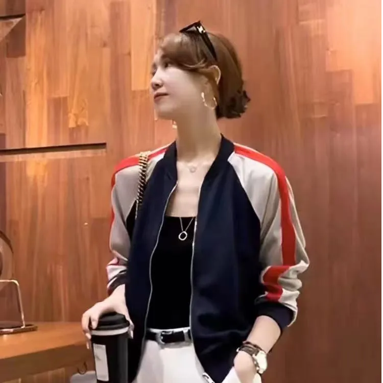 复古港风短款棒球服外套女款2024早秋款外穿小个子显瘦上衣11927