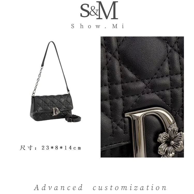 【Show Mi】QYX-98117-黑色-轻奢小众时尚百搭女士包包sm