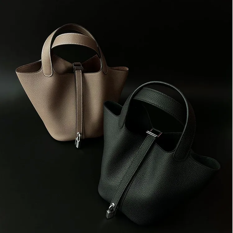 水桶包包女春夏2025新款 真皮手提包大容量菜篮子包（专属12）