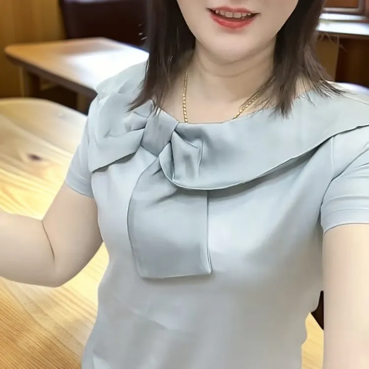 夏天特色领法式名媛同款短袖特上衣（广66）