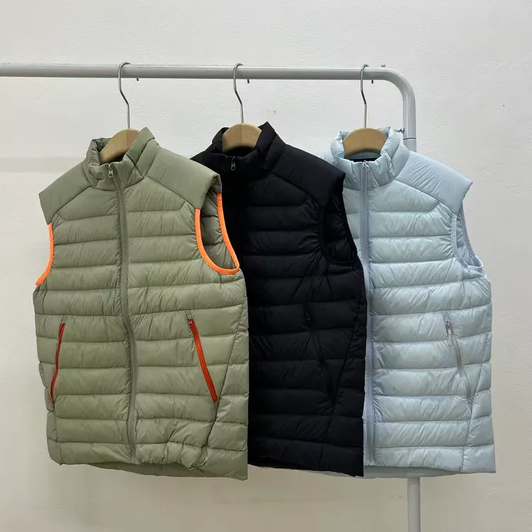 保暖鹅绒马甲排骨服