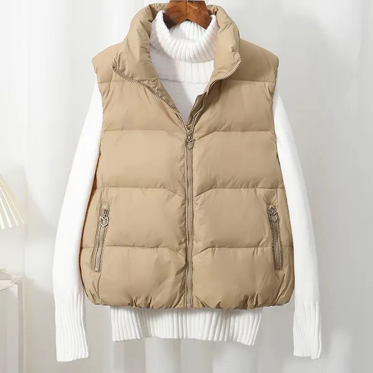 【爆款】反季50鸭羽绒服马甲女外穿洋气秋冬2025新款无袖坎肩