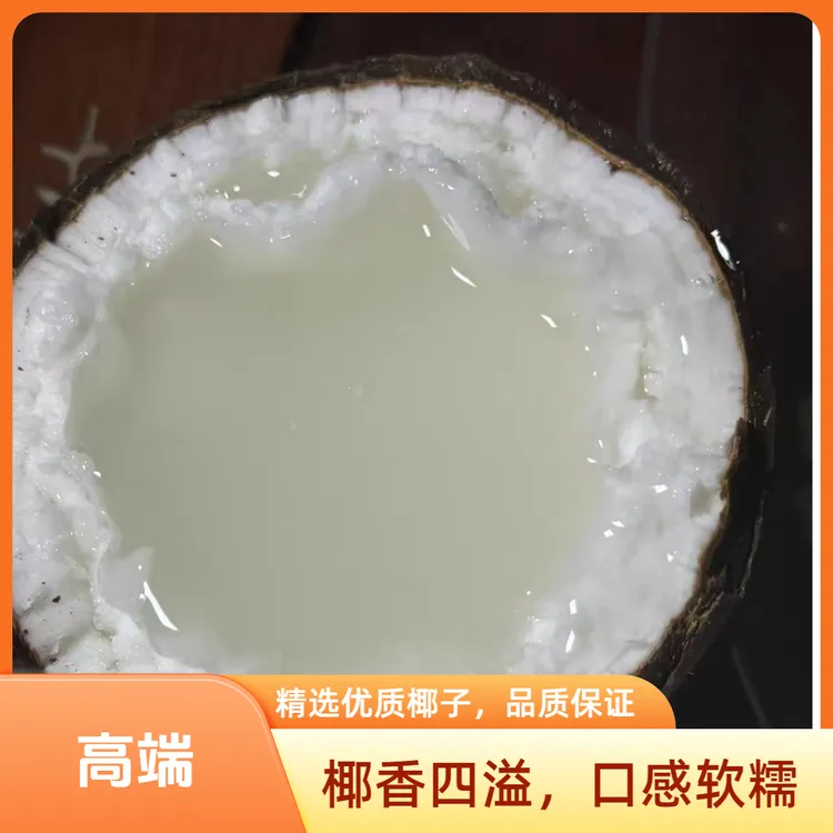 糯米椰高端水果现摘新鲜泰式糯米椰子网.红水果甜品稀有精选水果