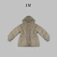 【U.M】抽绳收腰显瘦连帽羽绒服24D99615