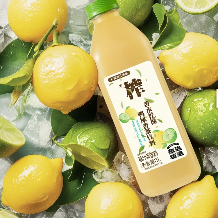【DR专属】东边植造香水柠檬鸭屎香茶饮料爽口清新饮品1L*6瓶