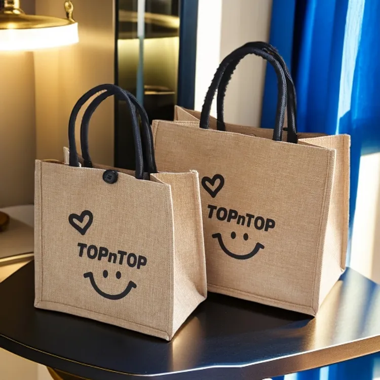 ins上班通勤托特包帆布包包女手提包2025新款大容量麻布手提袋女