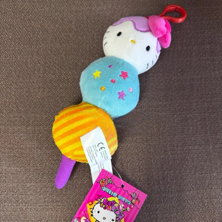【洛杉矶限定】Hello Kitty 棒棒糖Kitty钥匙扣玩偶