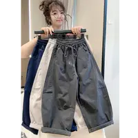 【水洗纯棉100%】男童秋季韩版长裤新款中大童春秋宽松裤子MT68090