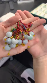 翡翠挂件未镶嵌FC267苹果手机挂 多样性发其一