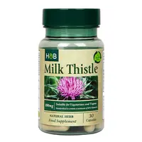 英国HB荷柏瑞奶蓟草水飞蓟胶囊 30粒/瓶 