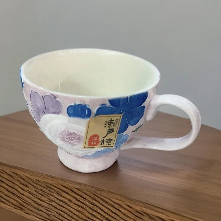 濑户烧梦幻繁花早餐杯