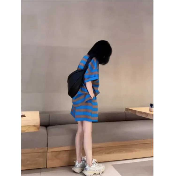 夏季穿搭一整套俏皮活泼减龄时尚休闲运动短裤两件套装女夏
