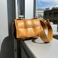 未使用 BOTTEGA VENETA/葆蝶家 【jessie】Cassette加衬编织MINI
