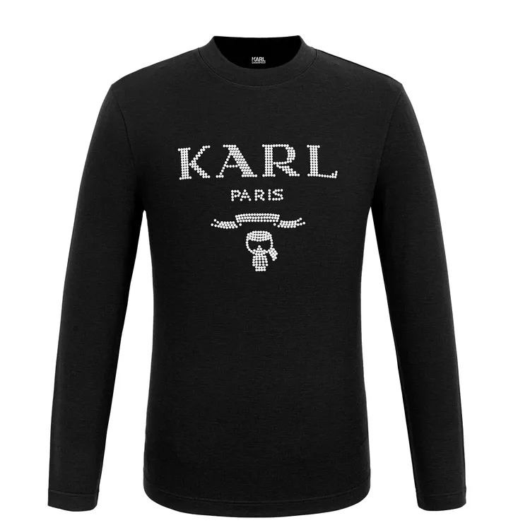 【官方男装】KARL LAGERFELD卡尔拉格斐2025款休闲长袖T恤M26Y2301