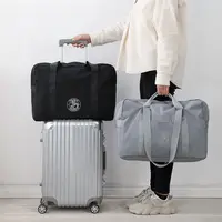 P.travel行李袋大容量便携套拉杆收纳旅行包可折叠防水时尚学生