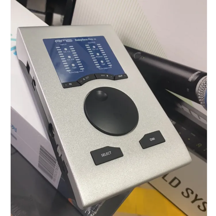 9新  准新rme babyface profs新款娃娃脸声卡专业户外直播录音