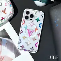 【彩钻路易】歪歪高定磨砂套啤钻磁吸壳适用于iPhone17promax/16/15