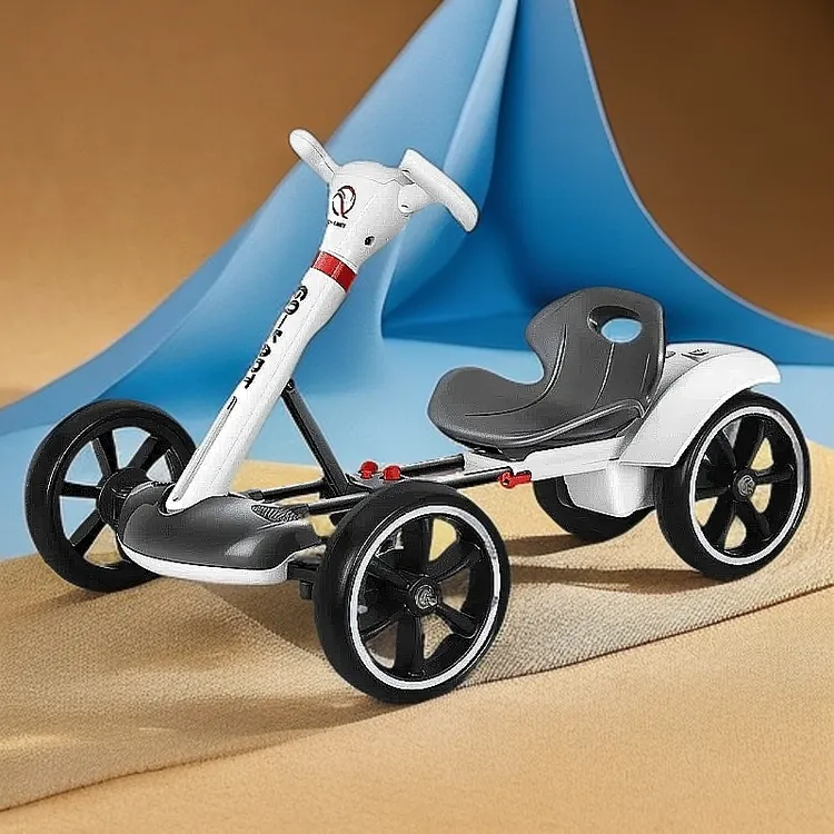 折叠卡丁车带娃电动车滑行车遛娃车小巧轻便宝宝平衡车扭扭车礼物