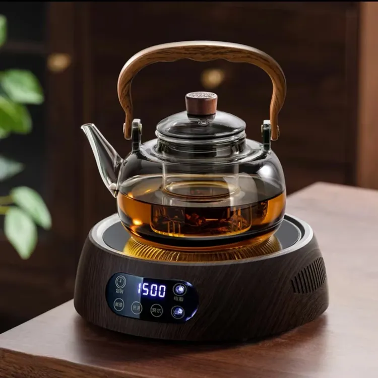 2025新款耐高温玻璃煮茶壶可电陶炉加热泡茶壶家用烧水壶提梁壶