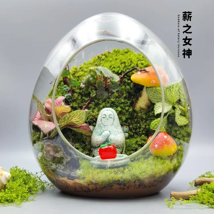 薪之容器苔藓造景塞尔达海利亚女神生态景观