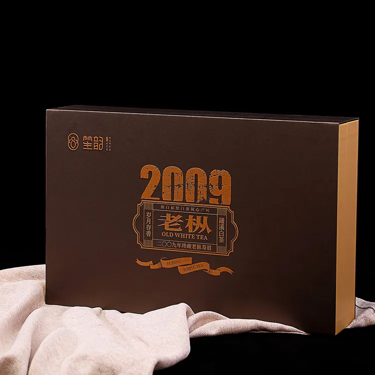 笙韵2009年老枞寿眉老白茶 福鼎白茶 100克茶礼