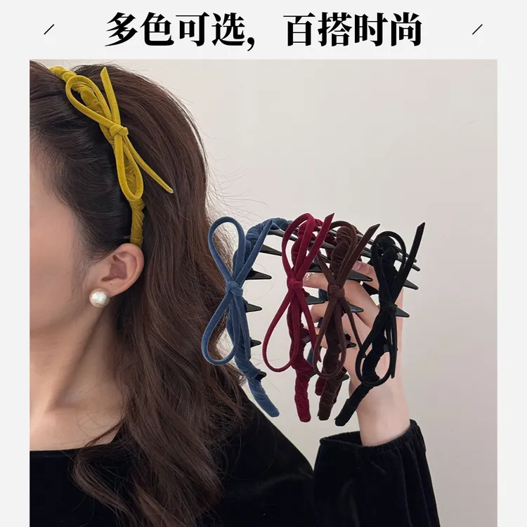 日韩复古宫廷复古风女简约风发箍发饰法式复古头箍