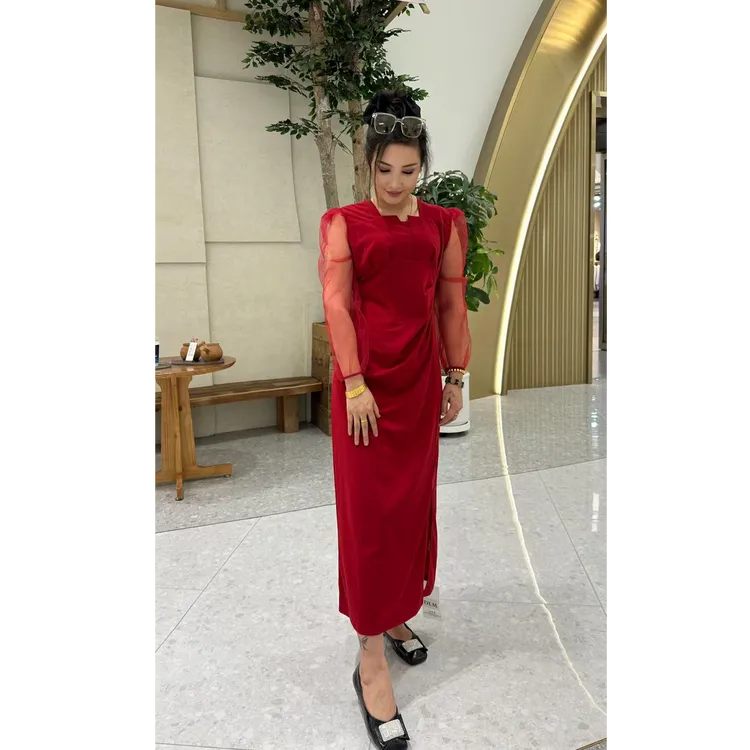 8183【胖辣】春季新款简约高级名媛范女装连衣裙