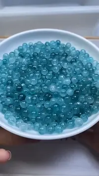 未镶嵌散珠碧玺A1790 蓝碧玺6mm30个6.8元