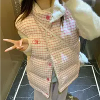 【嘉人有约】户外叠穿两面穿拼接绒马甲2025棉服外套女韩系小棉袄