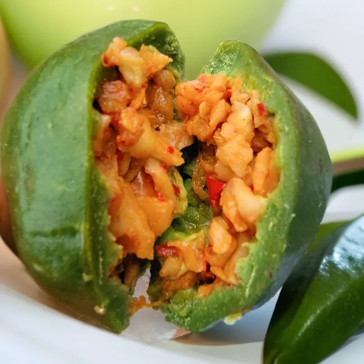 江西客家美食非即食半成品艾米果（艾饼）现做冷冻发货