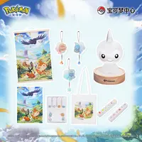 宝可梦Pokémon宝可梦生态一日记系列 飘浮泡泡文件夹挂画风暴瓶