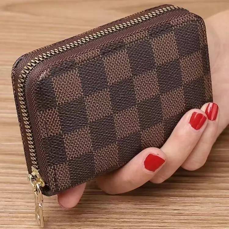 防盗刷女式男士小卡包多卡位零钱包防消磁多功能银行卡拉链夹FYH